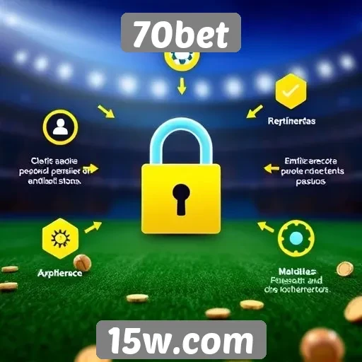 Características principais de segurança no site 70bet